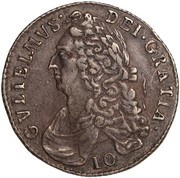 10 Shillings - William II obverse image