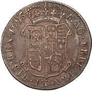 10 Shillings - William II, United Kingdom, 1695-1699 reverse image