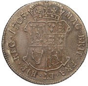 10 Shillings - Anne, United Kingdom, 1705-1706 reverse image