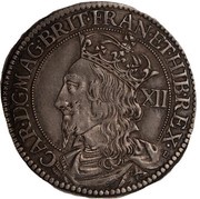 12 Shillings - Charles I 3rd Coinage, 1st Issue obverse image