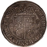 12 Shillings - Charles I 3rd Coinage, 1st Issue, United Kingdom, 1637-1638 reverse image