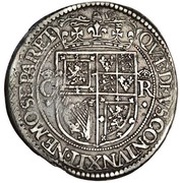 12 Shillings - Charles I 3rd Coinage, 2nd Issue, United Kingdom, 1638-1639 reverse image