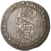 12 Shillings - Charles I 3rd Coinage, 4th Issue obverse image