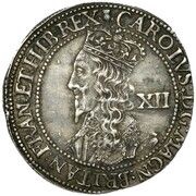 12 Shillings - Charles I 3rd Coinage, 4th Issue obverse image