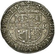 12 Shillings - Charles I 3rd Coinage, 4th Issue, United Kingdom, 1639-1641 reverse image