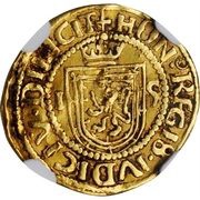 ⅓ Ducat - James V 3rd Coinage, United Kingdom, 1540 reverse image