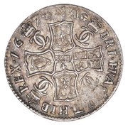 1 Merk - Charles II 1st Coinage, Type III, United Kingdom, 1674-1675 reverse image
