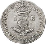 16 Shillings - James VI 3rd coinage, United Kingdom, 1581 reverse image