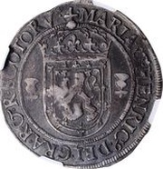 ⅔ Ryal - Mary and Henry Darnley 4th Period, Countermark of 1578 obverse image