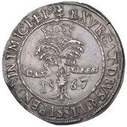 ⅔ Ryal - Mary I 5th Period, United Kingdom, 1567 reverse image