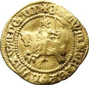 ¼ Rider - James III Issue of 1475-83, Type II, United Kingdom, 1475-1483 reverse image