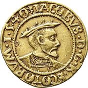 ⅔ Ducat - James V 3rd Coinage obverse image