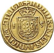 ⅔ Ducat - James V 3rd Coinage, United Kingdom, 1540 reverse image