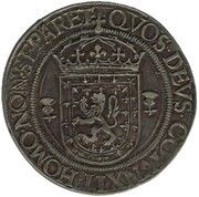 1 Ryal - Mary and Henry Darnley 4th Period, Type I, United Kingdom, 1565 reverse image