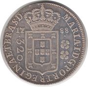 320 Réis - Maria I Lisbon and Rio de Janeiro Mints obverse image