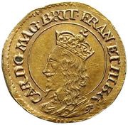 1 Britain Halfcrown - Charles I 3rd Coinage, 1st Issue obverse image