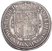 30 Shillings - Charles I 3rd Coinage, 1st Issue, United Kingdom, 1637-1638 reverse image