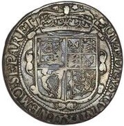 30 Shillings - Charles I 3rd Coinage, 4th Issue, United Kingdom, 1639-1641 reverse image