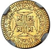 400 Réis - João V Vila Rica Mint, Brazil, 1724-1726 reverse image