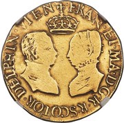 1 Ducat - Francis and Mary 2nd Period obverse image