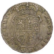 40 Shillings - James VII, United Kingdom, 1687-1688 reverse image