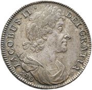 40 Shillings - James VII obverse image