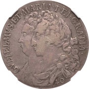 40 Shillings - William and Mary obverse image