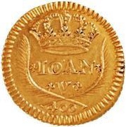 400 Réis - João V Rio de Janeiro Mint obverse image