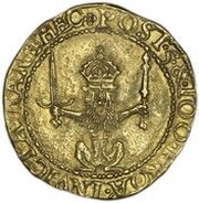 ⅔ Lion Noble - James VI 4th Coinage, United Kingdom, 1584-1587 reverse image