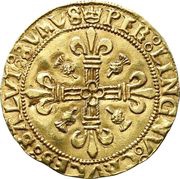 1 Crown - James V 2nd Coinage, Type I, United Kingdom, 1526-1539 reverse image