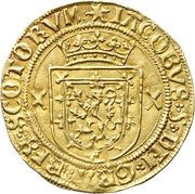 1 Crown - James V 2nd Coinage, Type III obverse image