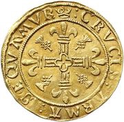 1 Crown - James V 2nd Coinage, Type V, United Kingdom, 1526-1539 reverse image