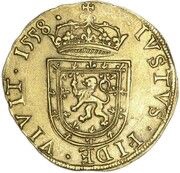 3 Pound Piece - Mary I 1st Period, United Kingdom, 1555-1558 reverse image