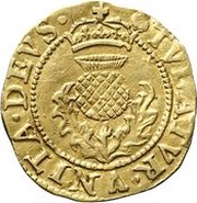 1 Thistle Crown - James VI 9th and 10th Coinages, United Kingdom, 1605-1625 reverse image