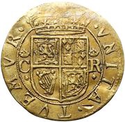 1 Britain Crown - Charles I 3rd Coinage, 1st Issue, United Kingdom, 1637-1638 reverse image