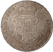 60 Shillings - William and Mary, United Kingdom, 1691-1692 reverse image
