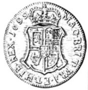 60 Shillings - William II, United Kingdom, 1699 reverse image