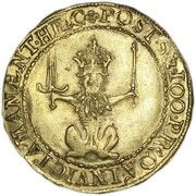 1 Lion Noble - James VI 4th Coinage, United Kingdom, 1584-1588 reverse image