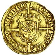 1 Rider - James III Issue of 1475-83, Type I, United Kingdom, 1475-1483 reverse image