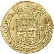 1 Double Crown - James VI 9th Coinage, United Kingdom, 1605-1609 reverse image
