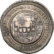500 Réis - João IV Countermarked 400 Réis obverse image