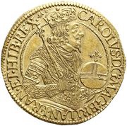 1 Unit - Charles I 3rd Coinage, 1st Issue obverse image