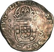 500 Réis - João IV Countermarked 1 Cruzado obverse image