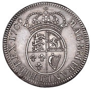 1 Crown - James VIII Pattern, United Kingdom, 1709 reverse image