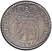1 Crown - James VIII Restrike, Pattern, United Kingdom, 1716 reverse image