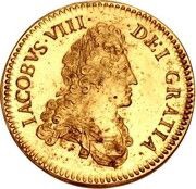 1 Crown - James VIII Restrike, Pattern obverse image