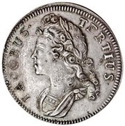 1 Guinea - James VIII Restrike, Pattern obverse image