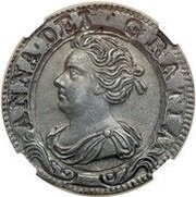 1 Farthing - Anne 'Bello et Pace' Pattern obverse image