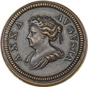 1 Farthing - Anne Pattern obverse image
