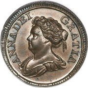 1 Farthing - Anne obverse image
